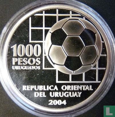 Uruguay 1000 pesos uruguayos 2004 (PROOF) "100th anniversay of FIFA" - Image 1