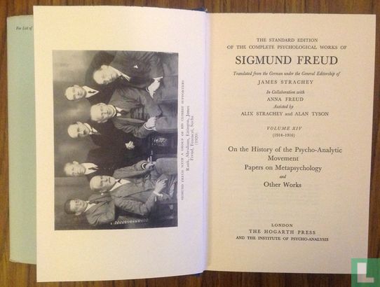 The standaard Edition of the complete psychological Works  of Sigmund Freud   - Afbeelding 3