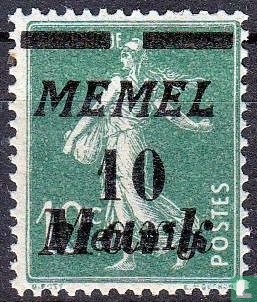 Sower, with double overprint