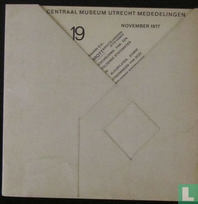 Centraal Museum Utrecht Mededelingen Nummer 19 - Afbeelding 1