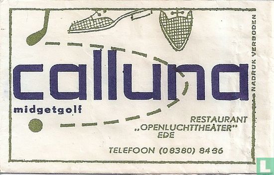 Calluna Midgetgolf Restaurant "Openluchttheater"  - Afbeelding 1