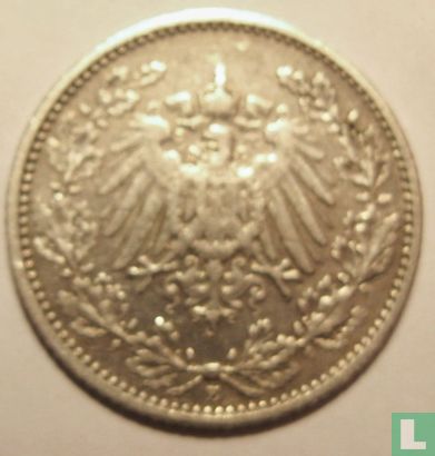 Empire allemand ½ mark 1906 (E) - Image 2