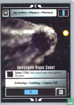 Investigate Rogue Comet