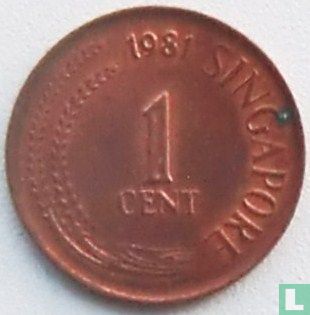 Singapour 1 cent 1981 - Image 1