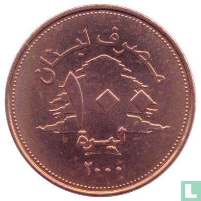 Libanon 100 Livre 2000 - Bild 2