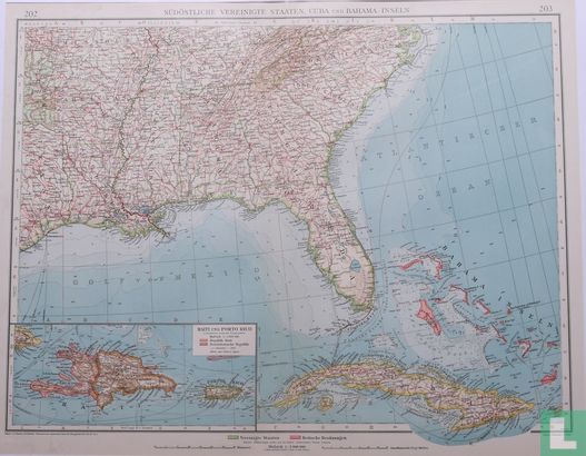 Südöstliche Vereinigte Staaten, Cuba und Bahama-Inseln