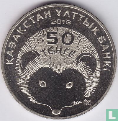 Kazakhstan 50 tenge 2013 "Brandt's hedgehog" - Image 1