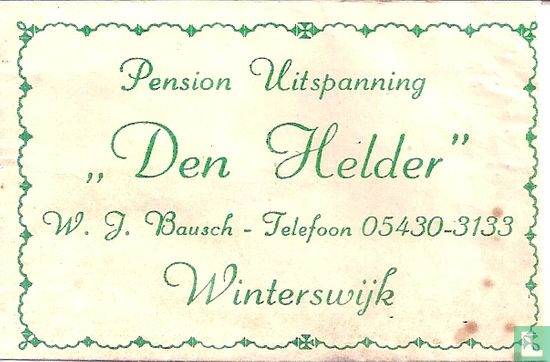 Pension Uitspanning "Den Helder" - Image 1