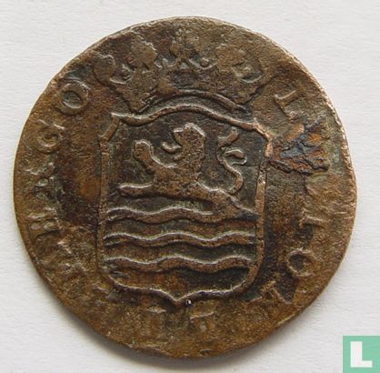 Bataafse Republiek 1 duit 1797/6 (Zeeland) - Afbeelding 2