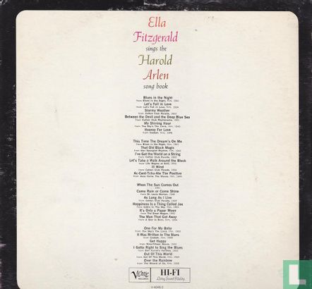 Ella Fitzgerald Sings the Harold Arlen Songbook  - Afbeelding 2