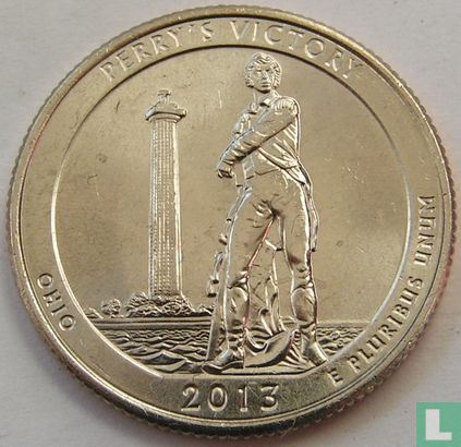 Verenigde Staten ¼ dollar 2013 (D) "Perry's Victory and Peace Memorial - Ohio" - Afbeelding 1