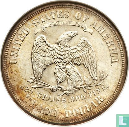 USA 1 ("trade") dollar, 1874 S - Bild 2