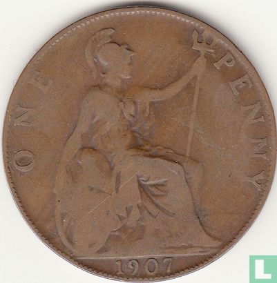Verenigd Koninkrijk 1 penny 1907 - Afbeelding 1