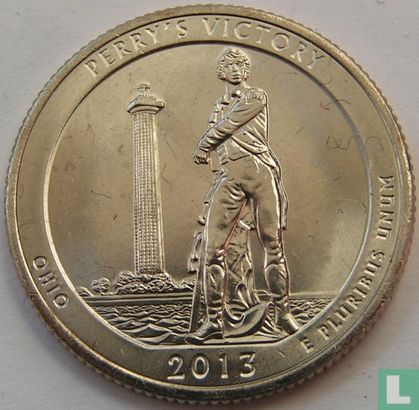 États-Unis ¼ dollar 2013 (S) "Perry's Victory and Peace Memorial - Ohio" - Image 1