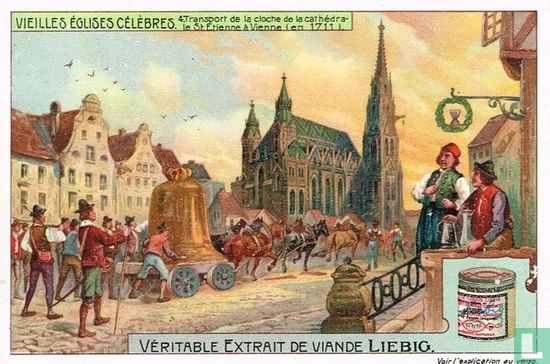 Transport de la cloche de la cathédrale St. Etienne à Vienne (en 1711)