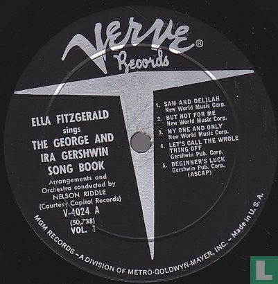 Ella Fitzgerald Sings The George & Ira Gershwin Songbook Volume One  - Image 3