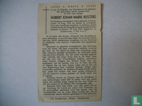 Hubert Johan Marie Kusters - Afbeelding 2