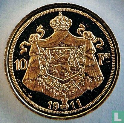 België 10 frank 1911(vl) Afd. Penningen - Afbeelding 1