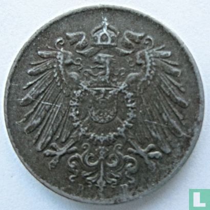 Empire allemand 5 pfennig 1921 (D) - Image 2