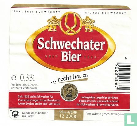 Schwechater Vollbier - Image 1