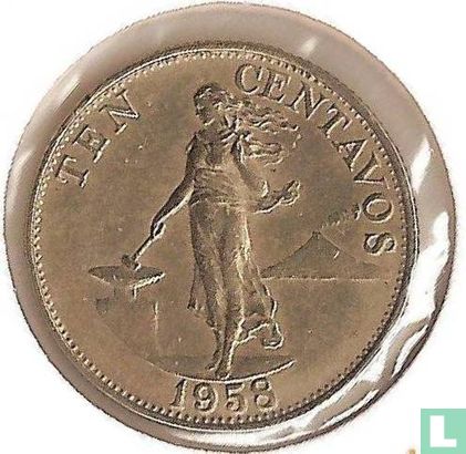 Philippines 10 centavos 1958 - Image 1
