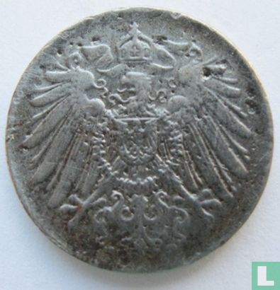 Empire allemand 5 pfennig 1919 (D) - Image 2