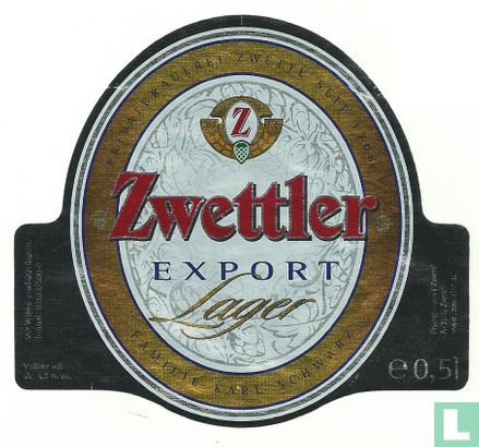 Zwettler Export Lager - Image 1