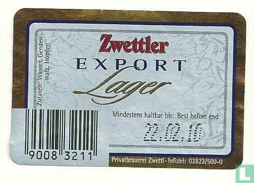 Zwettler Export Lager - Afbeelding 2