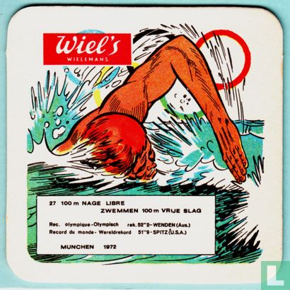 Munchen 1972 : Nr. 27 Zwemmen 100 m vrije slag (zonder winnaar)