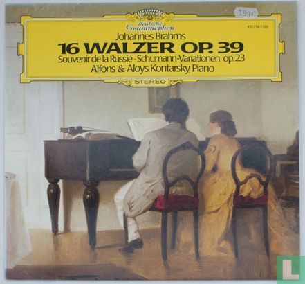 J. Brahms / 16 Walzer op. 39 - Souvenir de la Russie - Schumann-Variationen op.23 - Afbeelding 1