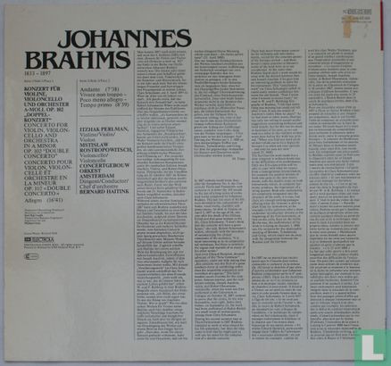 J. Brahms / Konzert für Violine, Violoncello und Orchester a-moll op. 102 "Doppel-Konzert" - Image 2