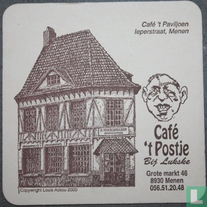 Café 't Paviljoen Ieperstraat, Menen 
