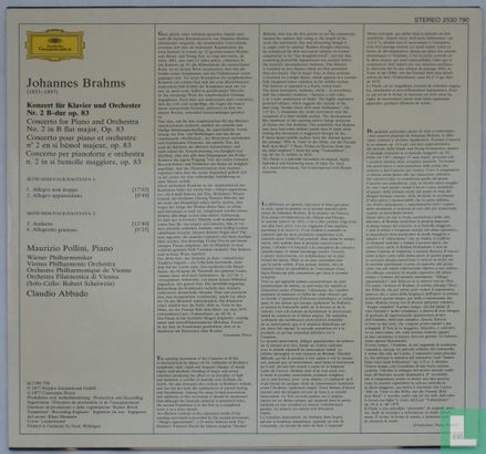 J. Brahms: Konzert für Klavier und Orchester Nr. 2 B-dur op. 83 - Bild 2