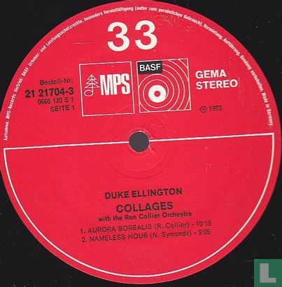 Duke Ellington with the Ron Collier Orchestra - Collages  - Afbeelding 3