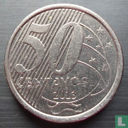 Brazilië 50 centavos 2013 - Afbeelding 1