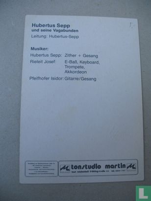 Handteningen Hubertus-Sepp und seine Vagabunden - Bild 2