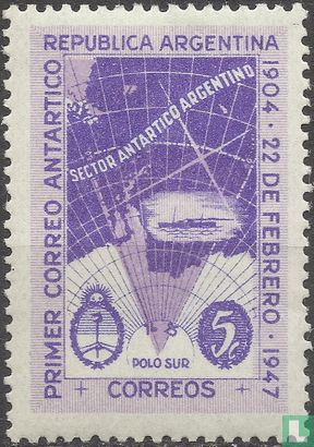 43 years Argentine - Antarctic Post