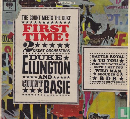 First Time! The Count Meets The Duke, Duke Ellington/Count Basie  - Afbeelding 1