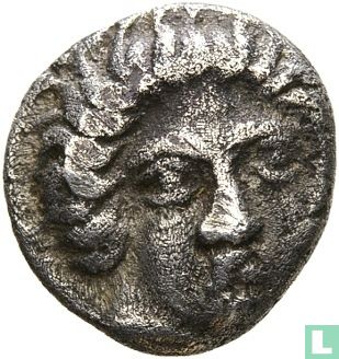 Rhodos, Carië  AR hemidrachme  408-394 BCE - Afbeelding 2