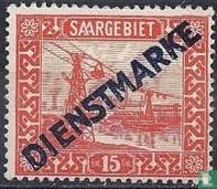Cable car Fenne, with overprint