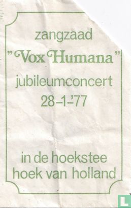 Zangzaad "Vox Humana" - Afbeelding 1
