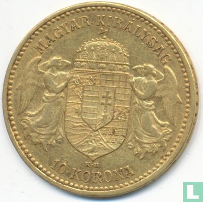 Hongarije 10 korona 1902 - Afbeelding 2