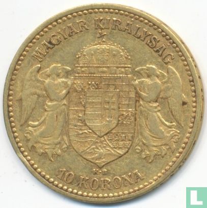 Hongrie 10 korona 1901 - Image 2