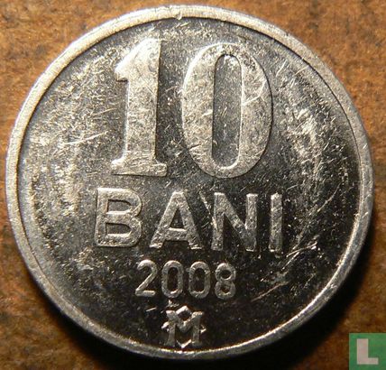 Moldavië 10 bani 2008 - Afbeelding 1