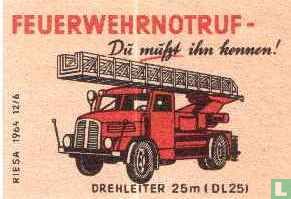 Feuerwehrnotruf -Drehleiter (dl25)