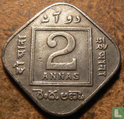 Britisch-Indien 2 Anna 1920 - Bild 2