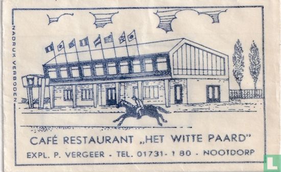 Café Restaurant "Het Witte Paard"  - Image 1