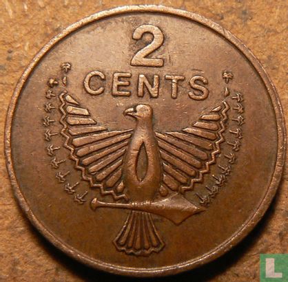 Salomonseilanden 2 cents 1977 (zonder FM) - Afbeelding 2