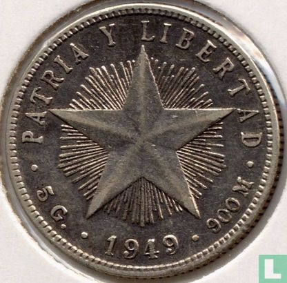Cuba 20 centavos 1949 - Image 1