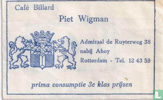 Café Billard Piet Wigman - Image 1